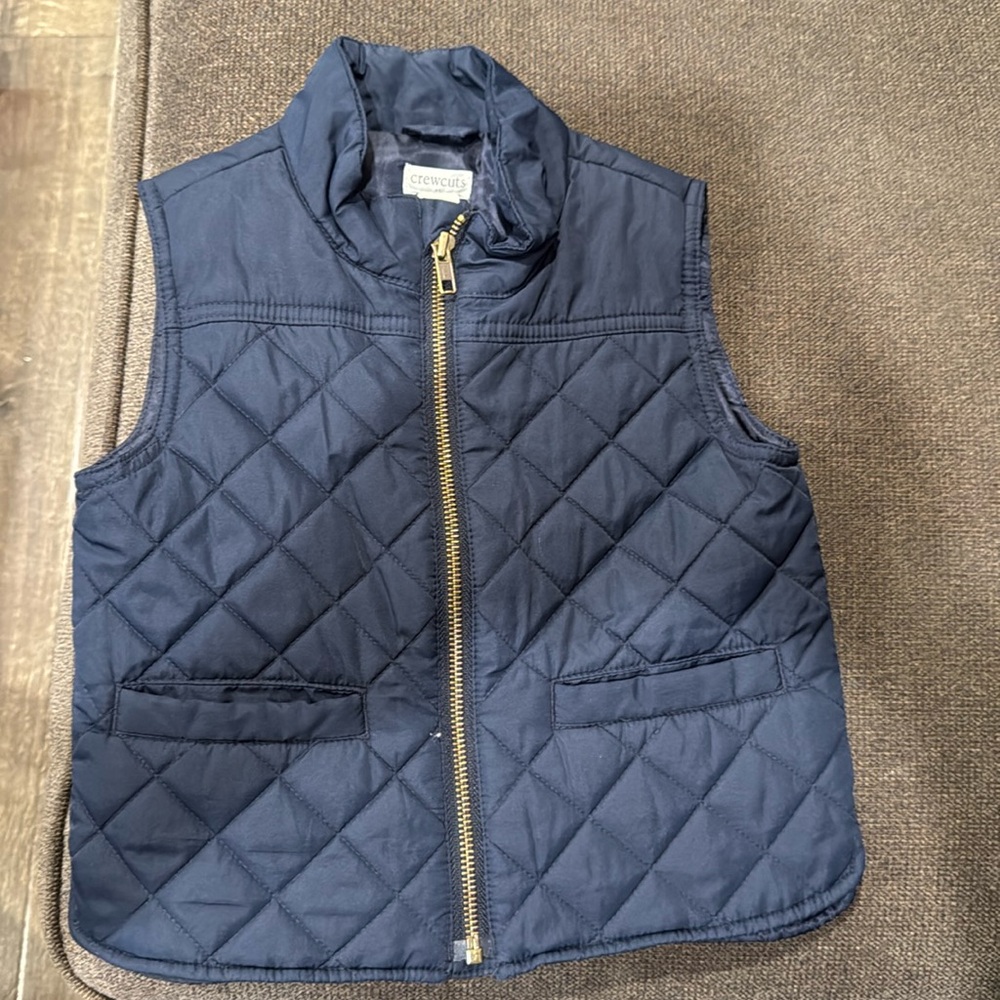 Kids Crewcuts quilted vest 3T